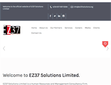 Tablet Screenshot of ez37solutions.org